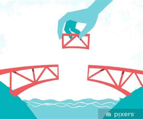 Illustrazione di un ponte che collega due sponde, simboleggiando l'alleanza terapeutica e il transfert