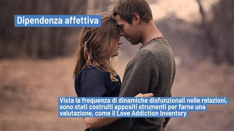 Diagramma che illustra i diversi tipi di dipendenza affettiva