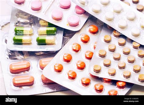 Pillole e blister di farmaci