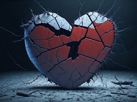 cuore spezzato con catene