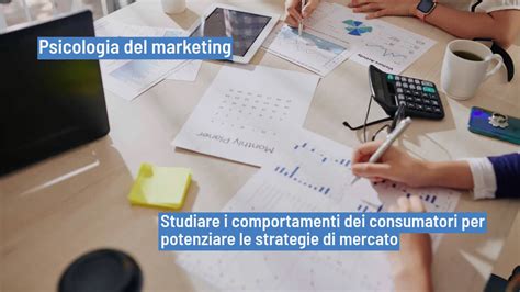 Grafico che illustra le discipline interconnesse della psicologia del marketing