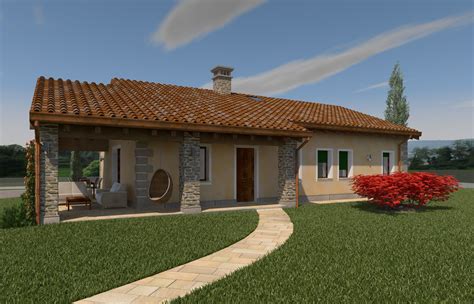 Esempio di abitazione con balcone vivibile
