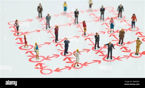 Concetto di interconnessione sociale nell'arte