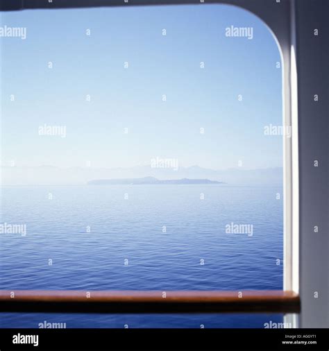 Vista mare da una cabina di crociera