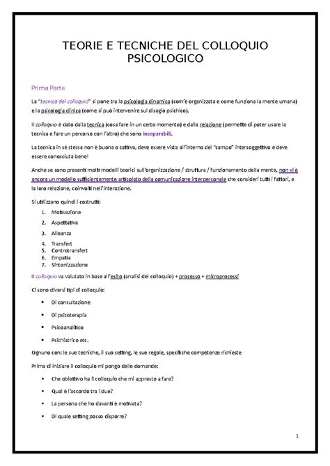 Struttura di un questionario psicologico