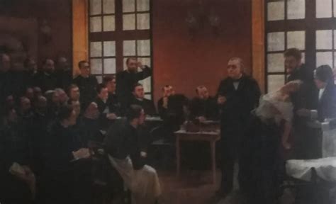 Jean-Martin Charcot durante una lezione sull'isteria