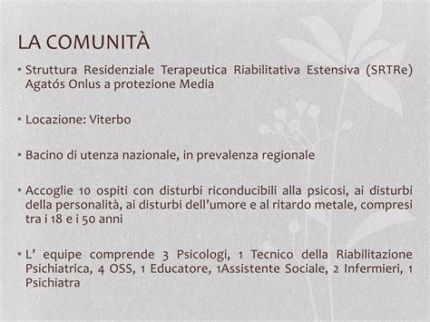 Comunità terapeutica residenziale con giardino