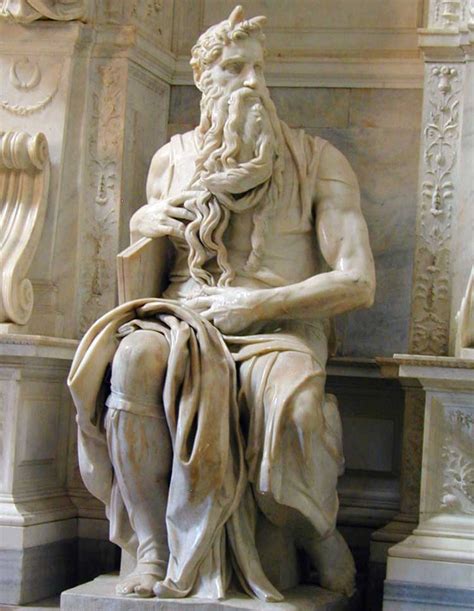 Dettaglio della mano sinistra di Mosè che accarezza la barba