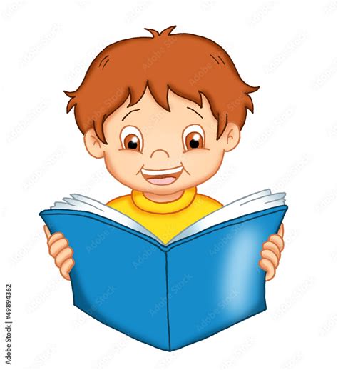 Immagine di un bambino che legge con espressione concentrata