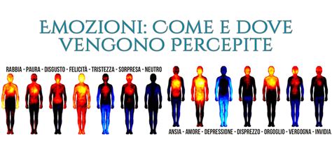 Schema che illustra come le emozioni influenzano il corpo e viceversa
