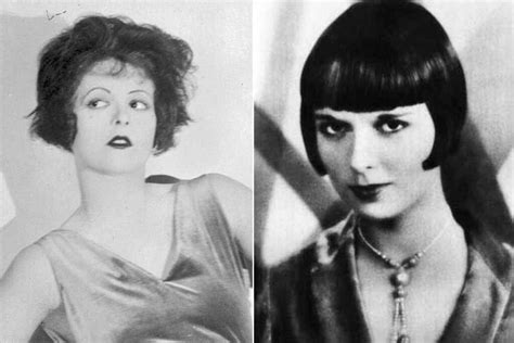 Immagine di una flapper con capelli corti e abito corto