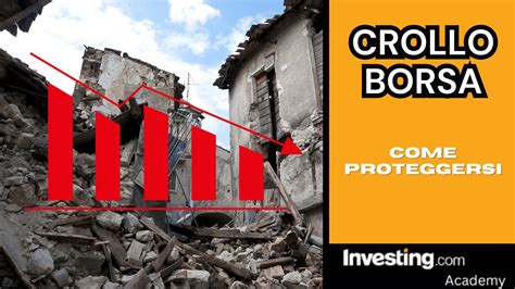 Manifesto che annuncia il crollo della borsa