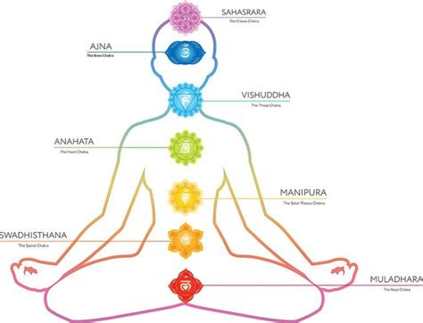Diagramma dei Sette Chakra con enfasi sul terzo chakra (Manipura)