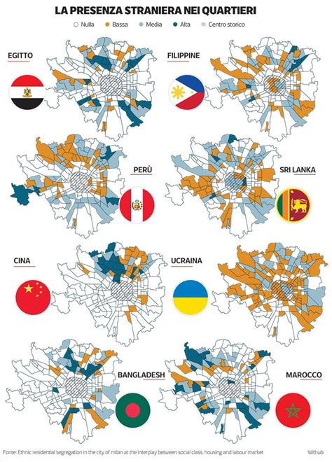 Mappa che mostra la distribuzione geografica degli alunni stranieri in Italia per regione