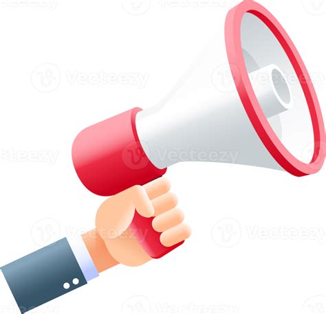 Simbolo di un megafono che annuncia 