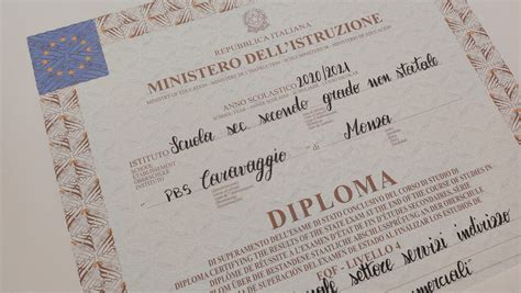 diploma di scuola superiore