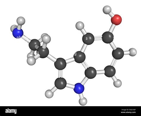 Struttura chimica di un neurotrasmettitore