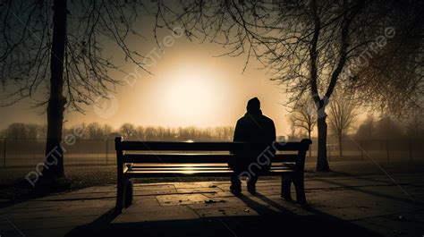 Un giovane pensieroso seduto su una collina al chiaro di luna