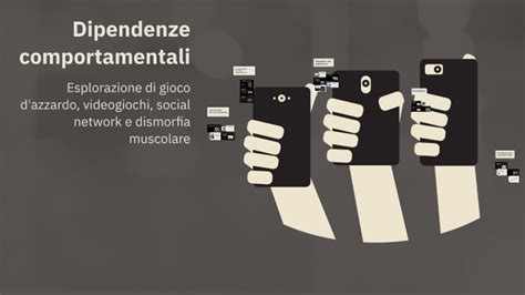 Infografica che illustra le diverse tipologie di dipendenze comportamentali