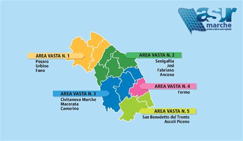 Mappa Area Vasta n. 1 Marche