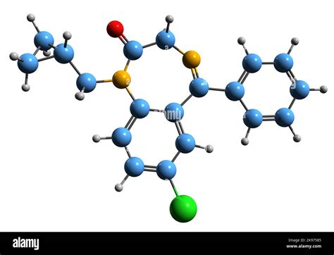 Struttura chimica delle benzodiazepine