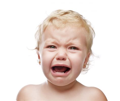 bambino che piange frustrato