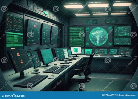 Illustrazione di una sala di controllo futuristica con schermi e personaggi stilizzati che rappresentano le coscienze