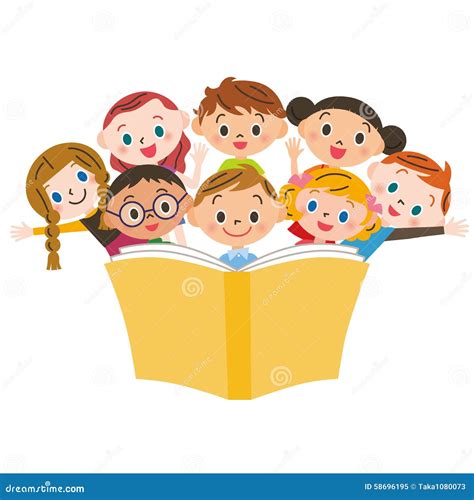 illustrazione di un bambino che legge un libro con un adulto
