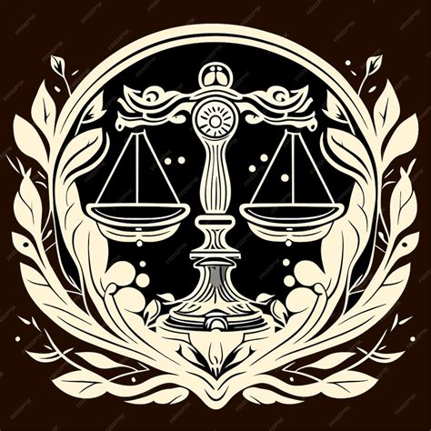 Bilancia della giustizia con un cervello stilizzato