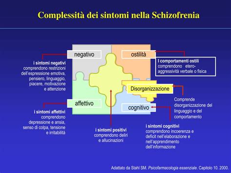 Rappresentazione astratta dei sintomi della schizofrenia
