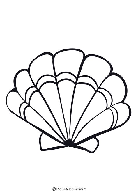 disegno di conchiglia stilizzata
