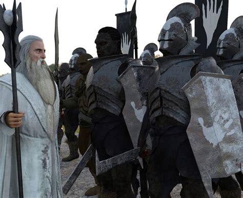 Illustrazione di Saruman che crea gli Uruk-hai