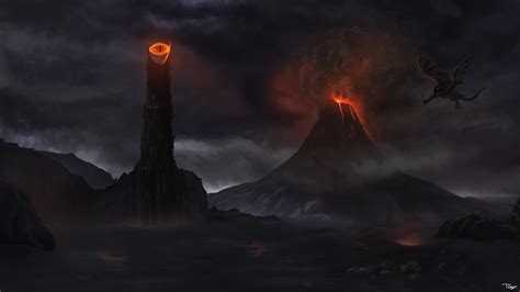 Illustrazione di Mordor