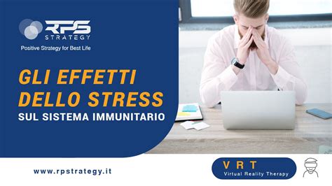 Diagramma che illustra l'impatto dello stress sul sistema immunitario