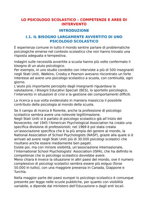 Diagramma che illustra le aree di intervento dello psicologo scolastico: studenti, insegnanti, famiglie, istituzioni.