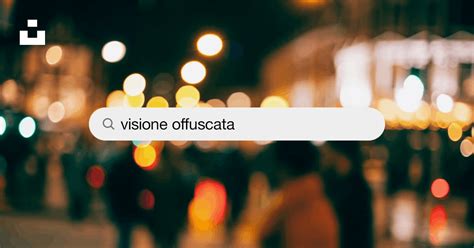 Visione offuscata con macchie