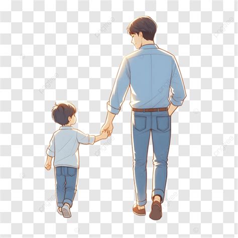 padre e figlia che camminano mano nella mano