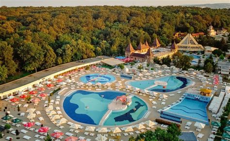 Vista panoramica delle terme di Baile Felix, Romania