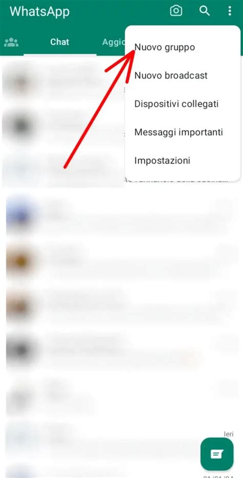 Opzioni di segnalazione gruppo su WhatsApp