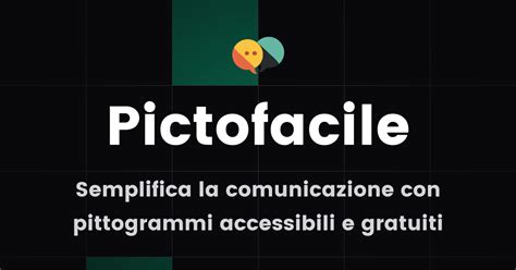 Schermata di un'app per la comunicazione con pittogrammi