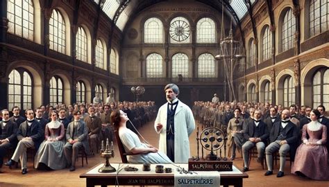 Jean-Martin Charcot che ipnotizza una paziente