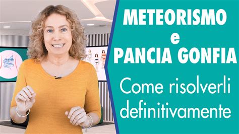 Illustrazione di un addome gonfio con bolle di gas