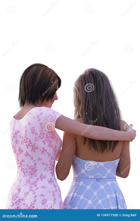 Illustrazione di due figure femminili con una che appare sorridente e l'altra con espressione ambigua