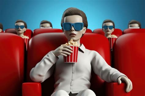 Vignetta che mostra una persona che guarda un film con simboli psichiatrici sullo schermo