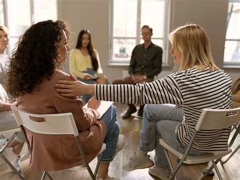 atleta che riceve supporto psicologico