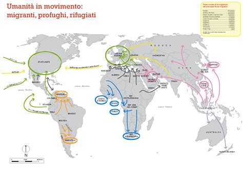 Mappa che illustra le antiche rotte migratorie dei lupi