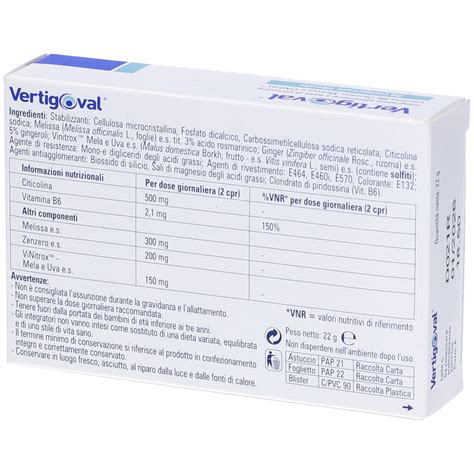 Confezione di Vertigoval