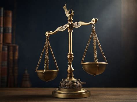 bilancia della giustizia con un cervello