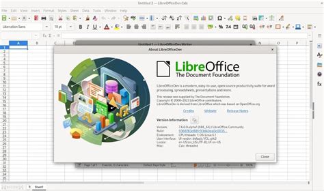 Interfaccia principale di LibreOffice Base