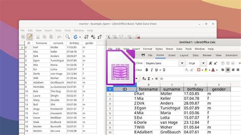 Finestra delle relazioni in LibreOffice Base